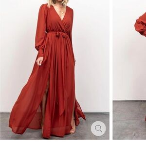 NWOT Baltic Born Celine Dress in Rust - XL